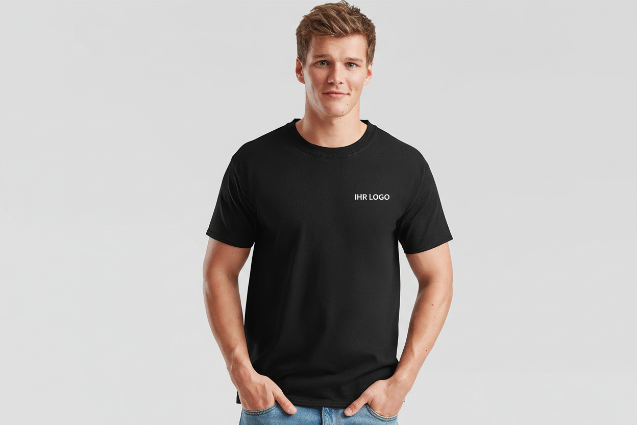 Heavy 195 g/m²  Unisex-T-Shirt  FOL Wunschdruck (Vorne & Hinten)
