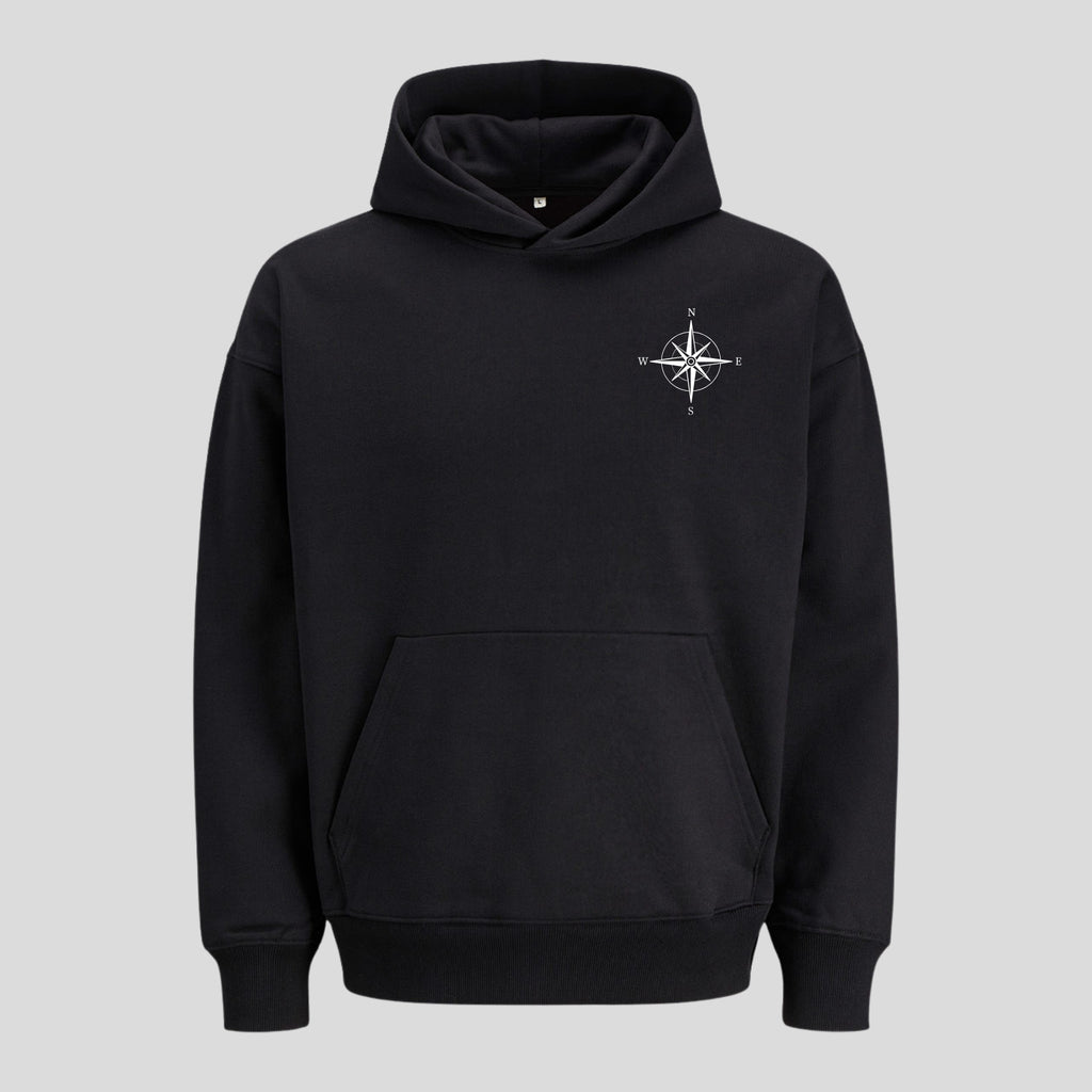 Winterzeit Heavy Hoodie "Intemporal" – Kompass Edition