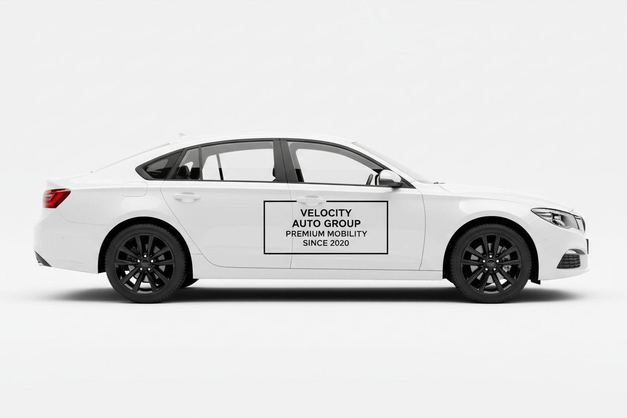 Autobeschriftung 3-teilig | Wunschtext KFZ Aufkleber Folie Heckscheibe